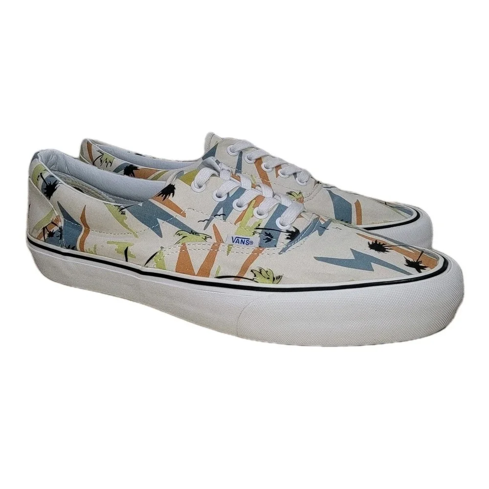 Vans Era SF Island Beach Palms Men Size 13 Canvas Skate Surf Board Shoes Low Top